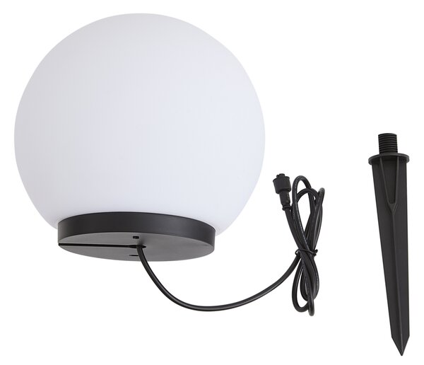 Moderní venkovní lampa 12V bílá 20 cm vč. LED IP65 - Voltaire Luno