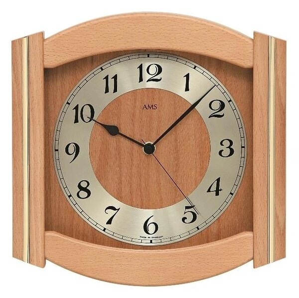 Nástěnné hodiny 5822/18 AMS řízené rádiovým signálem 27cm