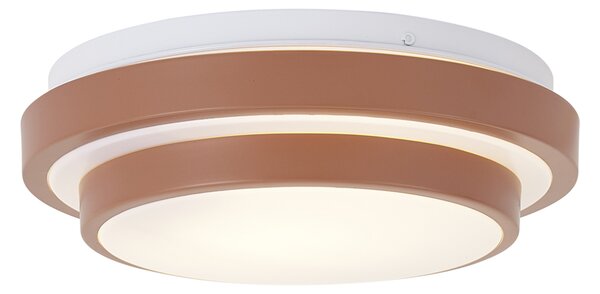 Moderní stropní svítidlo Sienna s bílou barvou 25 cm IP44 - Walden