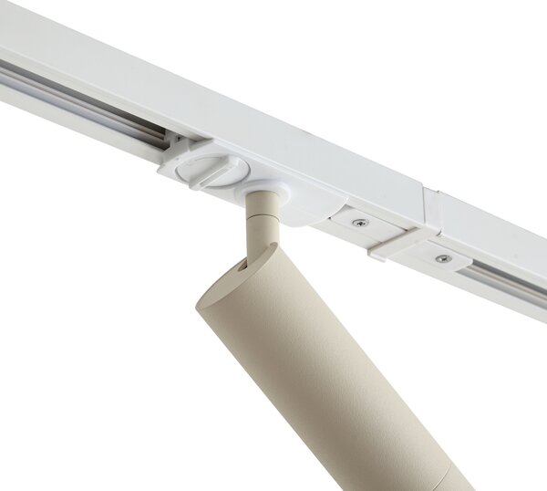 Moderní kolejnicový systém se 3 bodovými světly bílý s béžovou 1-fázový GU10 35mm - Iconic Jeana Luxe