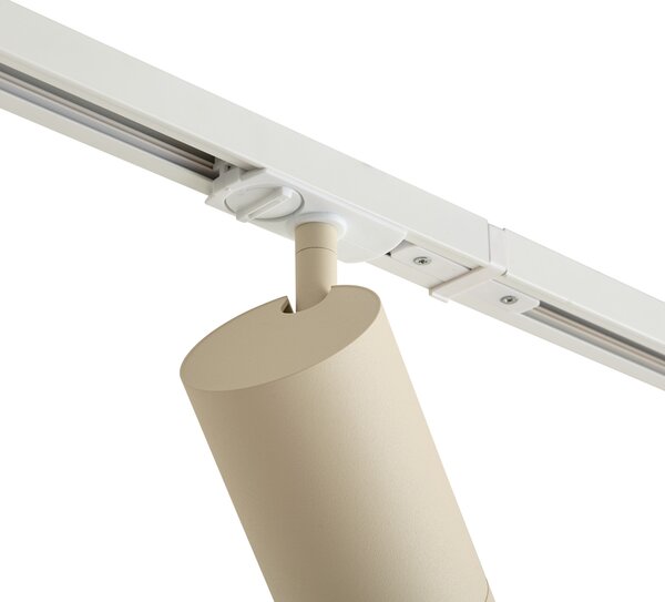 Moderní kolejnicový systém s 5 bodovými světly bílý s béžovou 1-fázový GU10 70mm - Iconic Jeana Luxe