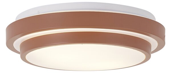 Moderní stropní svítidlo Sienna s bílou 34 cm 2-světelné IP44 - Walden
