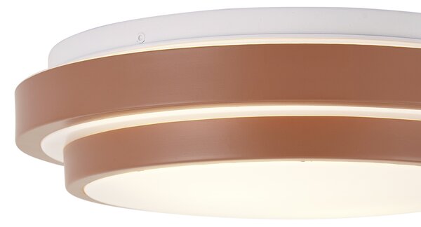 Moderní stropní svítidlo Sienna s bílou 34 cm 2-světelné IP44 - Walden