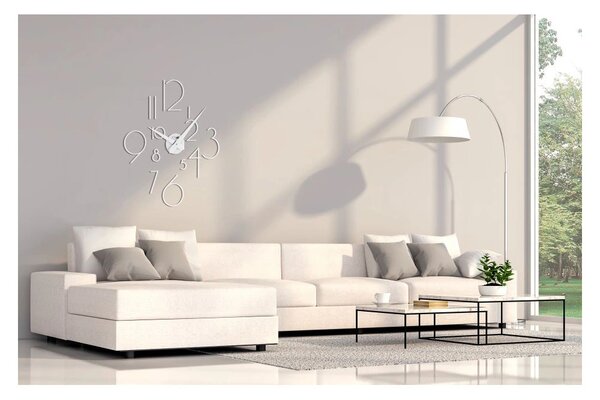 Designové nástěnné nalepovací hodiny I211BN white IncantesimoDesign 85cm