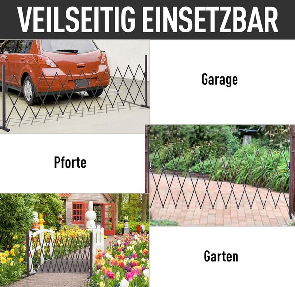 Schaarové brány - Výsuvné brány - Brány pro zajištění soukromí - Oplocení balkonů - Oplocení zahrad - Nastavitelné, rozsah 35-300 cm