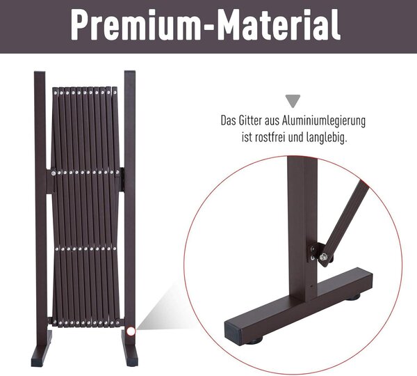 Schaarové brány - Výsuvné brány - Brány pro zajištění soukromí - Oplocení balkonů - Oplocení zahrad - Nastavitelné, rozsah 35-300 cm