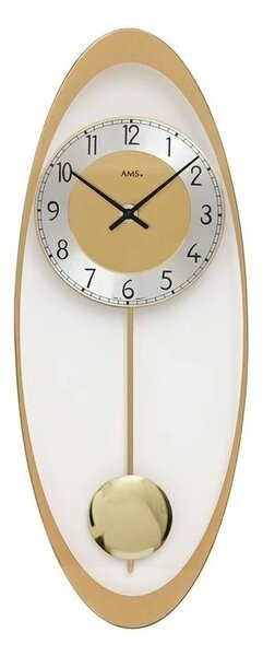 Kyvadlové nástěnné hodiny 7417 AMS 50cm