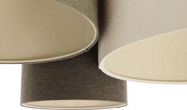BPS Koncept Boho Ellegant stropní světlo 3x60 W zelená-hnědá 080-070