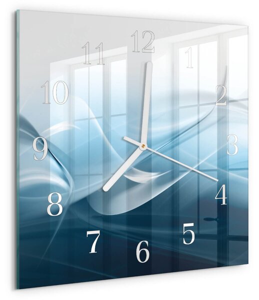 Skleněné hodiny Abstrakce zskb-30x30-00084499