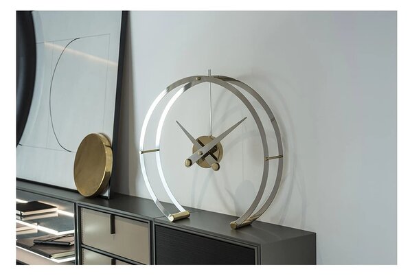 Designové stolní hodiny Nomon Omega Gold 43cm