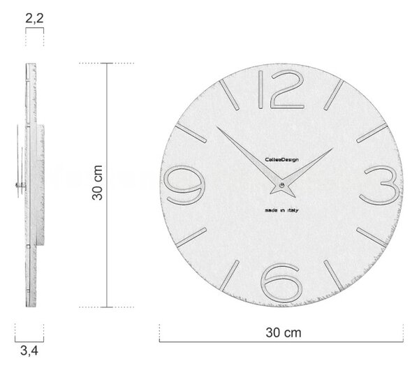 Designové hodiny 10-005-41 CalleaDesign Smile 30cm