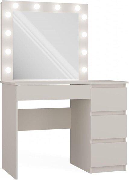 Kaptafel - Toaletní stolek - Kosmetický stolek - Zrcadlová skříňka - Barva kašmíru
