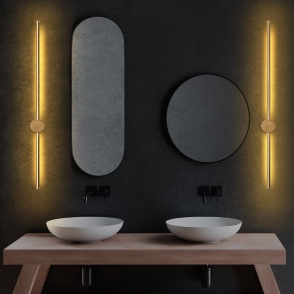 LED Nástěnné svítidlo SWORD LED/13W/230V 3000K matná zlatá