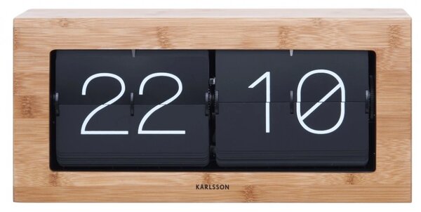Designové nástěnné/stolní překlápěcí hodiny 5642WD Karlsson 37cm
