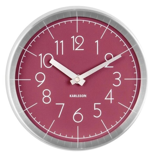 Designové nástěnné hodiny 5637RD Karlsson 22cm