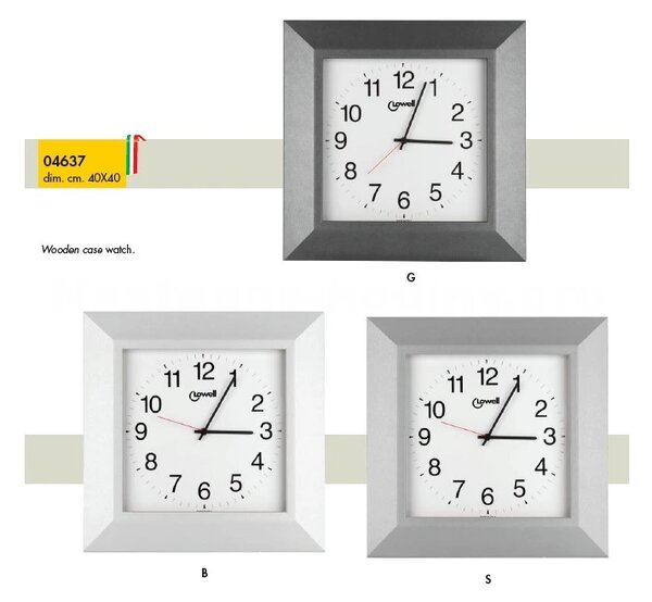 Lowell Italy Designové nástěnné hodiny 04637G Lowell 40cm