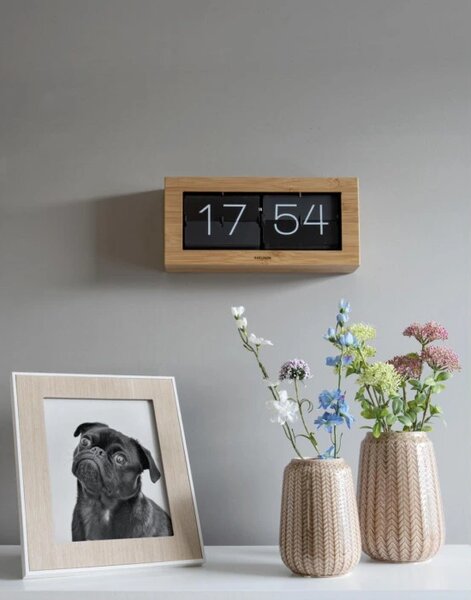Designové nástěnné/stolní překlápěcí hodiny 5642WD Karlsson 37cm