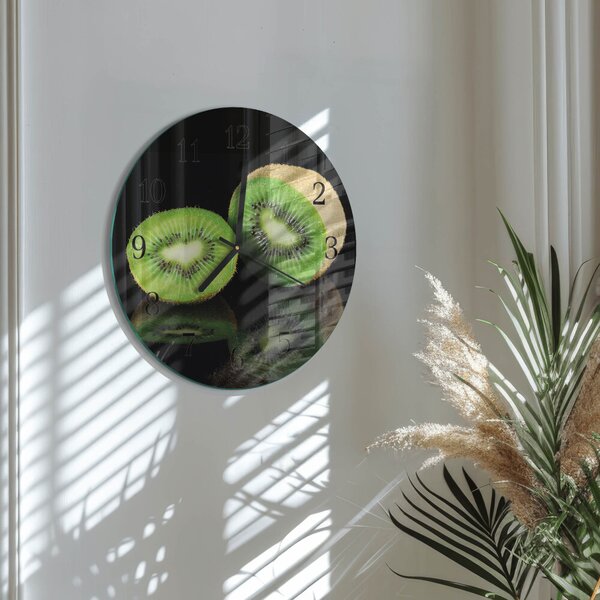 Skleněné nástěnné hodiny Kiwi zsoc-fi30-00170996