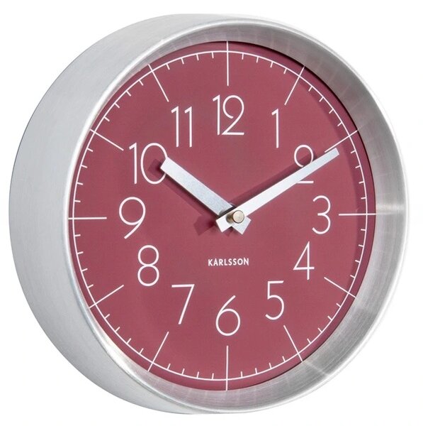 Designové nástěnné hodiny 5637RD Karlsson 22cm