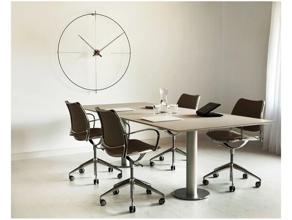 Designové nástěnné hodiny Nomon Bilbao N černé 110cm