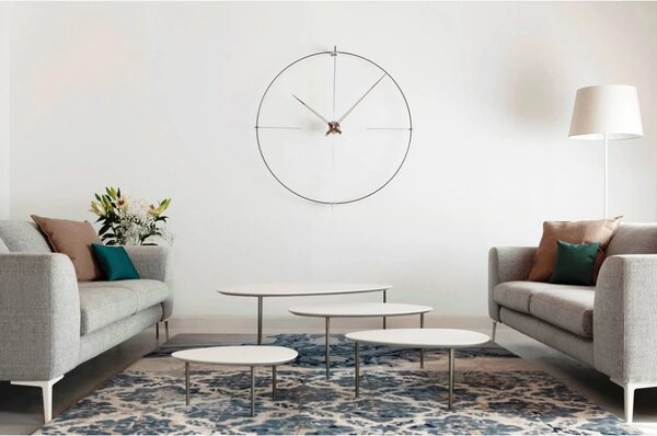 Designové nástěnné hodiny Nomon Bilbao N černé 110cm