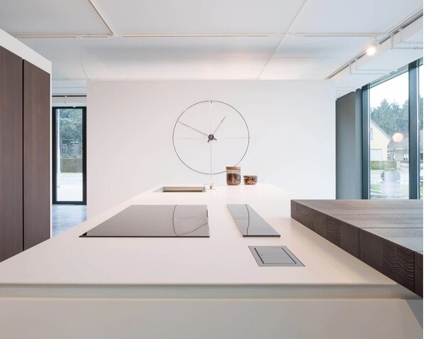Designové nástěnné hodiny Nomon Bilbao N černé 110cm
