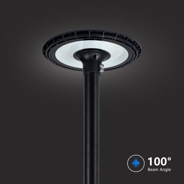 Brilagi-LED Venk. poul. lampa se sloupem 5 m URBANSPARK LED/120W/230V černá IP65