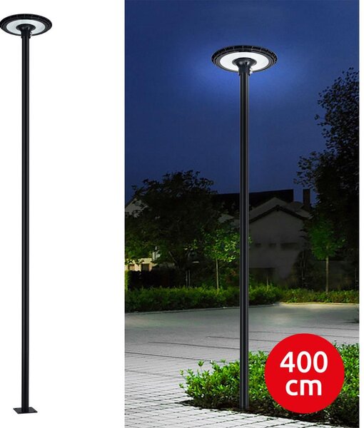 Brilagi-LED Venk. poul. lampa se sloupem 4 m URBANSPARK LED/120W/230V černá IP65
