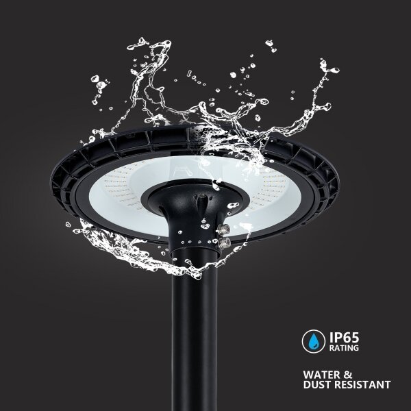 Brilagi-LED Venk. poul. lampa se sloupem 5 m URBANSPARK LED/120W/230V černá IP65