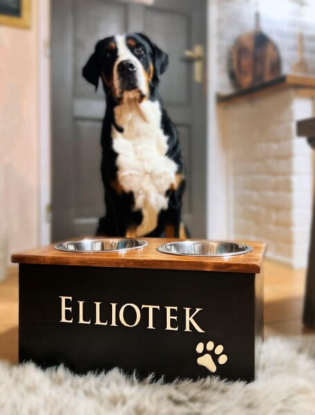 Bella Woods Stojan na misky pro velké psy