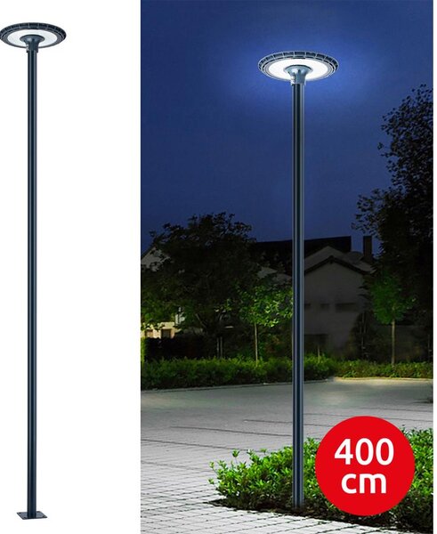 Brilagi-LED Venk. poul. lampa se sloupem 4 m URBANSPARK LED/120W/230V antr. IP65