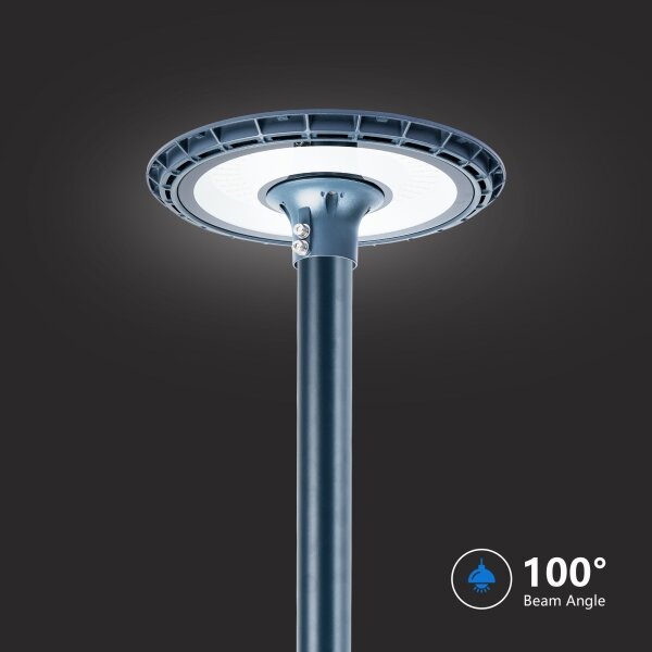 Brilagi-LED Venk. poul. lampa se sloupem 4 m URBANSPARK LED/120W/230V antr. IP65