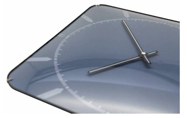 Designové nástěnné hodiny 3172 Nextime Michael Dome Blue 35cm