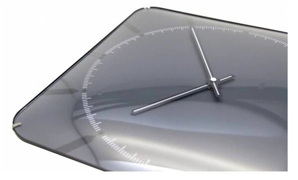 Designové nástěnné hodiny 3173 Nextime Michael Dome Grey 35cm