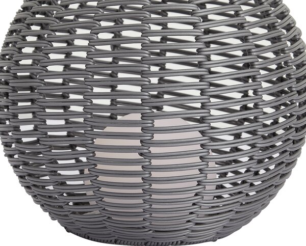 Venkovní stolní lampa tmavě šedá 30 cm vč. LED dobíjecí s USB-C IP44 - Oli
