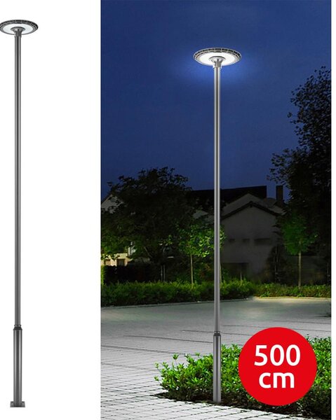 Brilagi-LED Venk. poul. lampa se sloupem 5 m URBANSPARK LED/120W/230V antr. IP65
