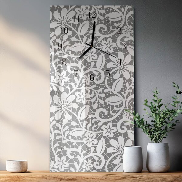 Skleněné hodiny vertikální Vzor zsppc-30x60-00171296