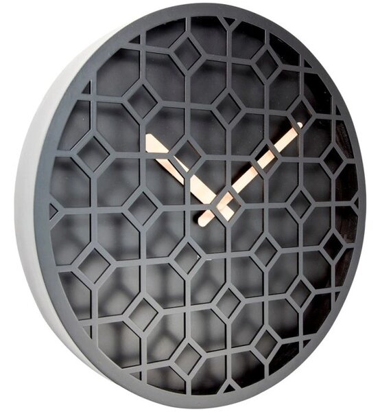 Designové nástěnné hodiny 3215zw Nextime Discrete 36cm