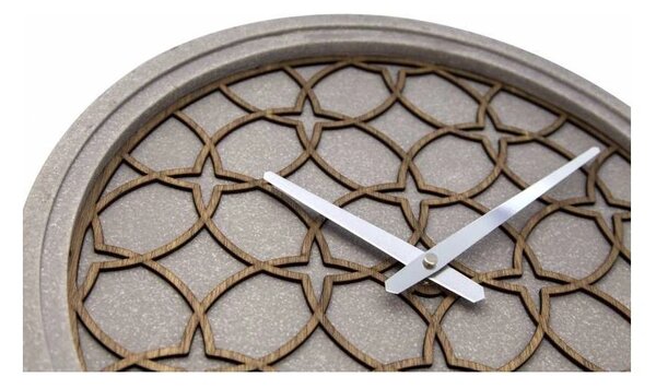 Designové nástěnné hodiny 3212br Nextime Concrete Love 39cm