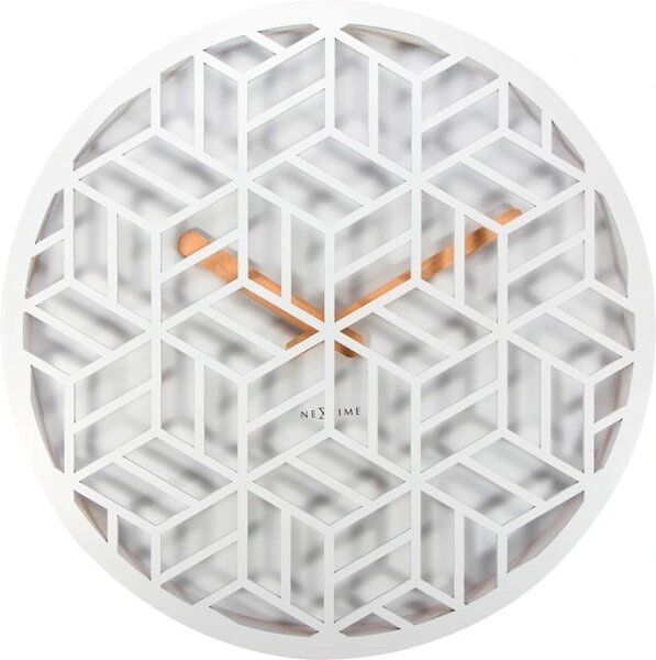 Designové nástěnné hodiny 3215wi Nextime Discrete 36cm