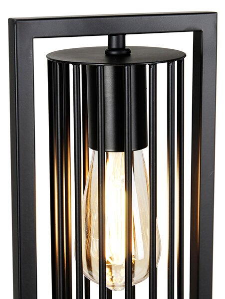 Chytrá moderní stojací lampa černá vč. WiFi ST64 - Balenco Wazo