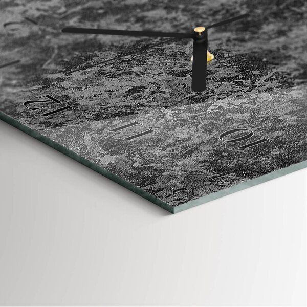 Skleněné hodiny vertikální Grafit zsppc-30x60-00180210