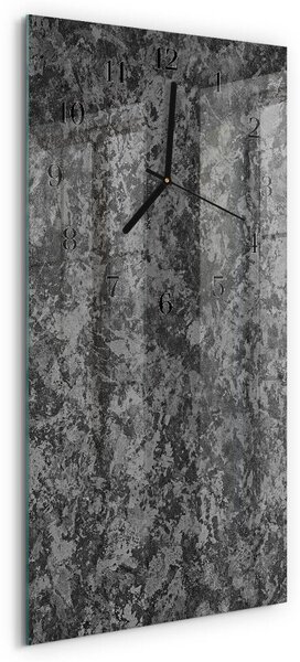 Skleněné hodiny vertikální Grafit zsppc-30x60-00180210