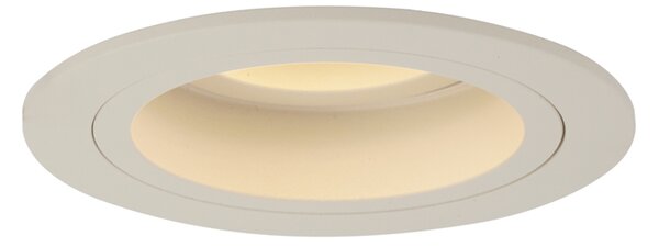 Sada 6 moderních zapuštěných bodových světel béžová GU10 50mm otočná a naklápěcí - Chuck