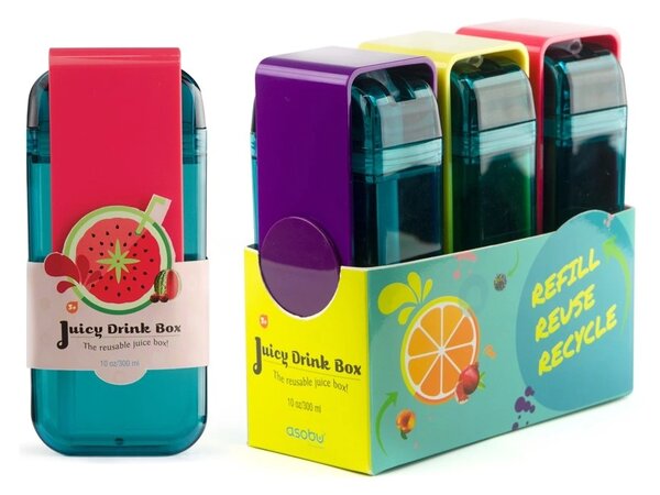 ASOBU univerzální dětský Drink Box zelený 300ml