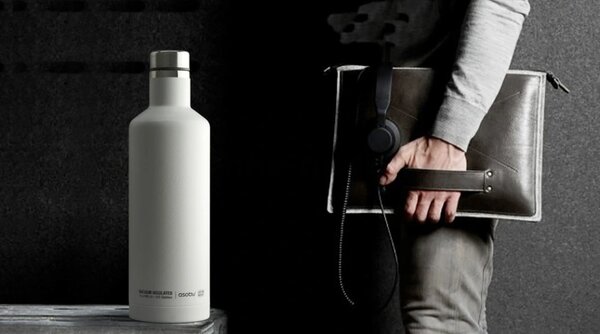 ASOBU trendy cestovní termoláhev Times Square bílá 450ml