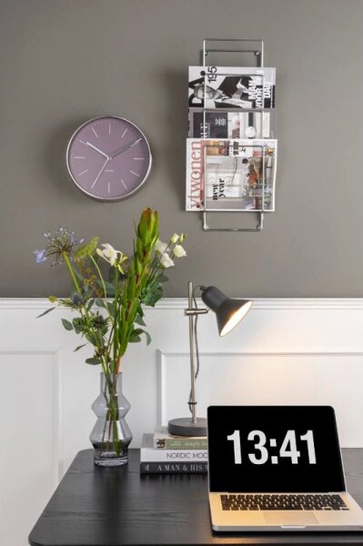 Present Time Univerzální nástěnný chromovaný kovový stojan CR120
