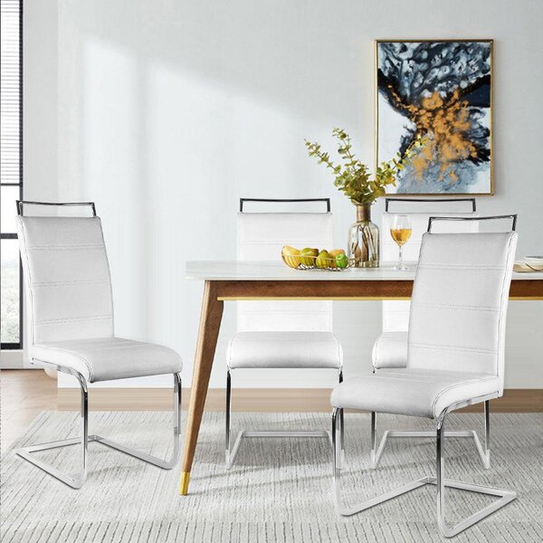 Jídelní židle - Židle - Židle s opěradlem ve tvaru sedáku - Židle k jídelnímu stolu - Židle do jídelny - Ergonomický design - Odolný plast