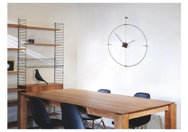 Designové nástěnné hodiny Nomon Bilbao Graphite Small 92cm