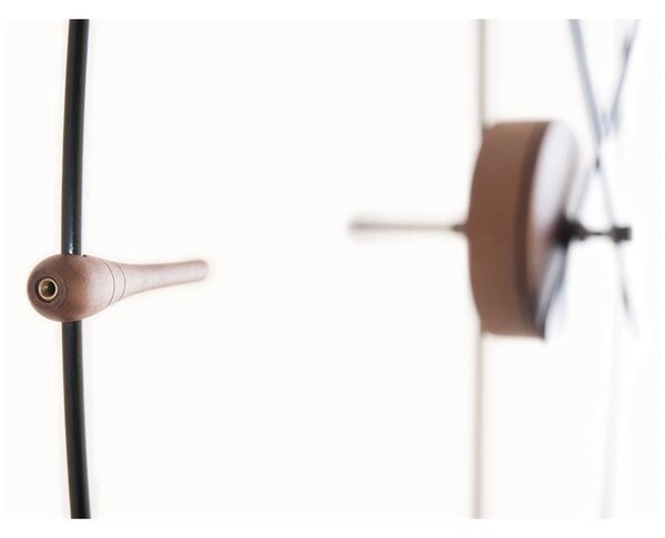 Designové nástěnné hodiny Nomon Bilbao Graphite Small 92cm
